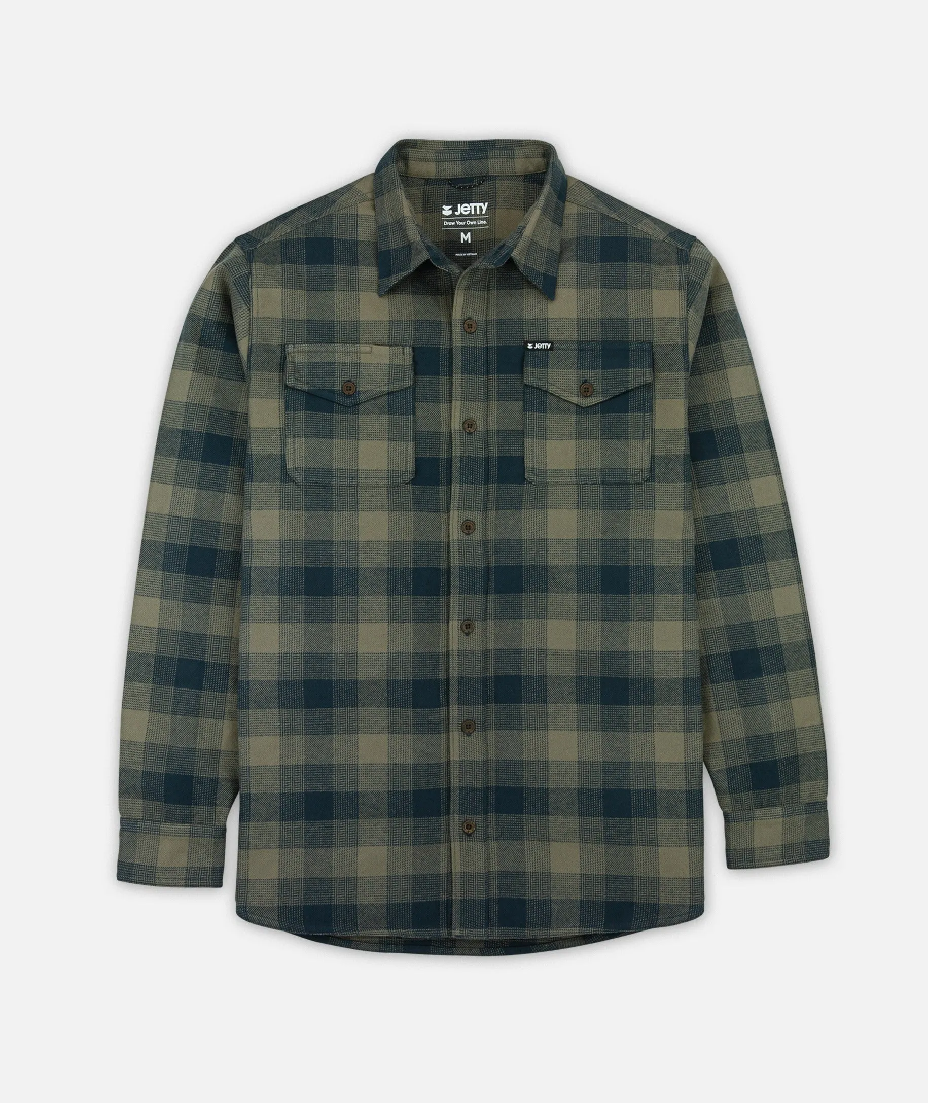 Sleek Layers Breaker Flannel - Brown