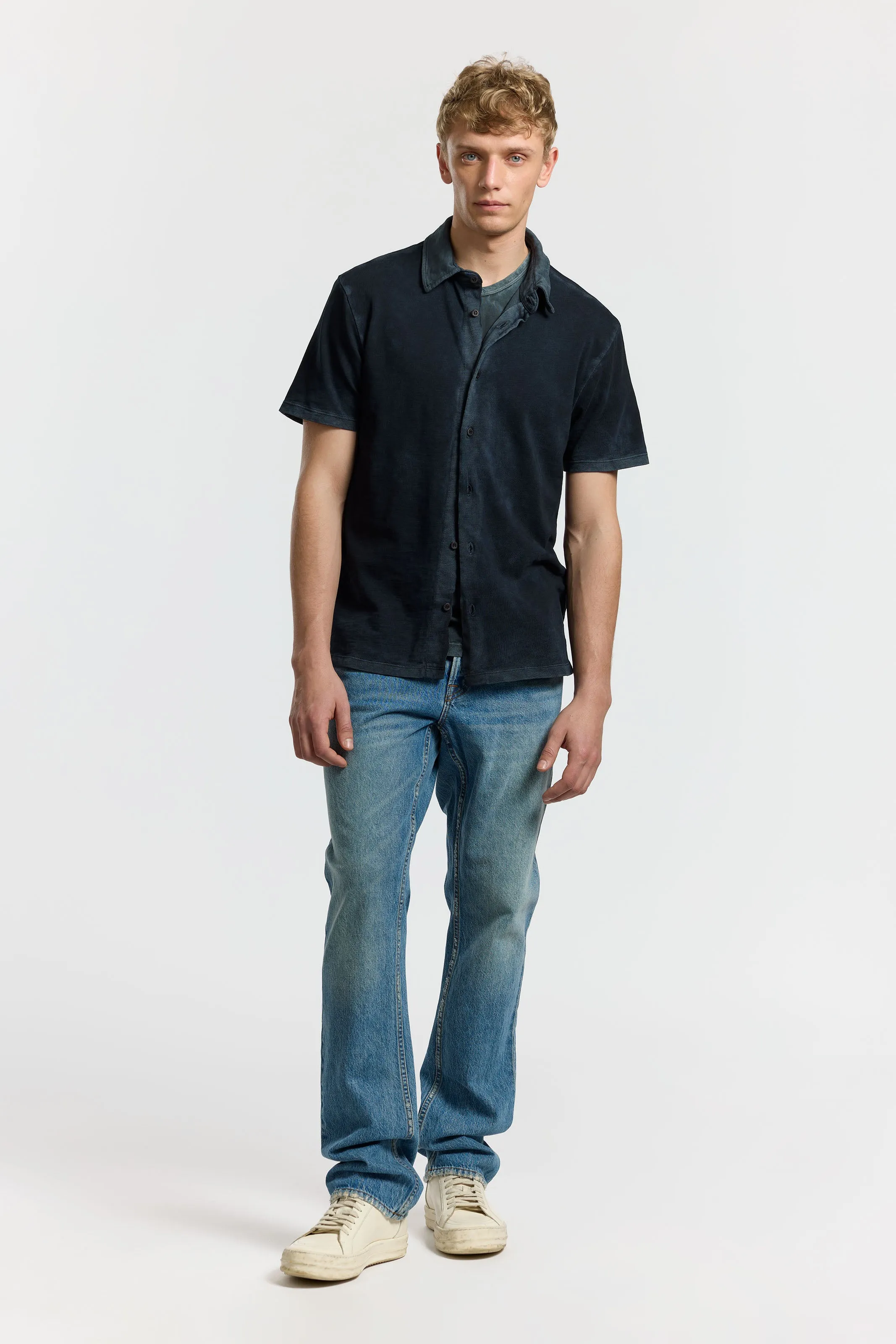 Presley Short Sleeve Buttondown easygoing look Soft and Light Wear