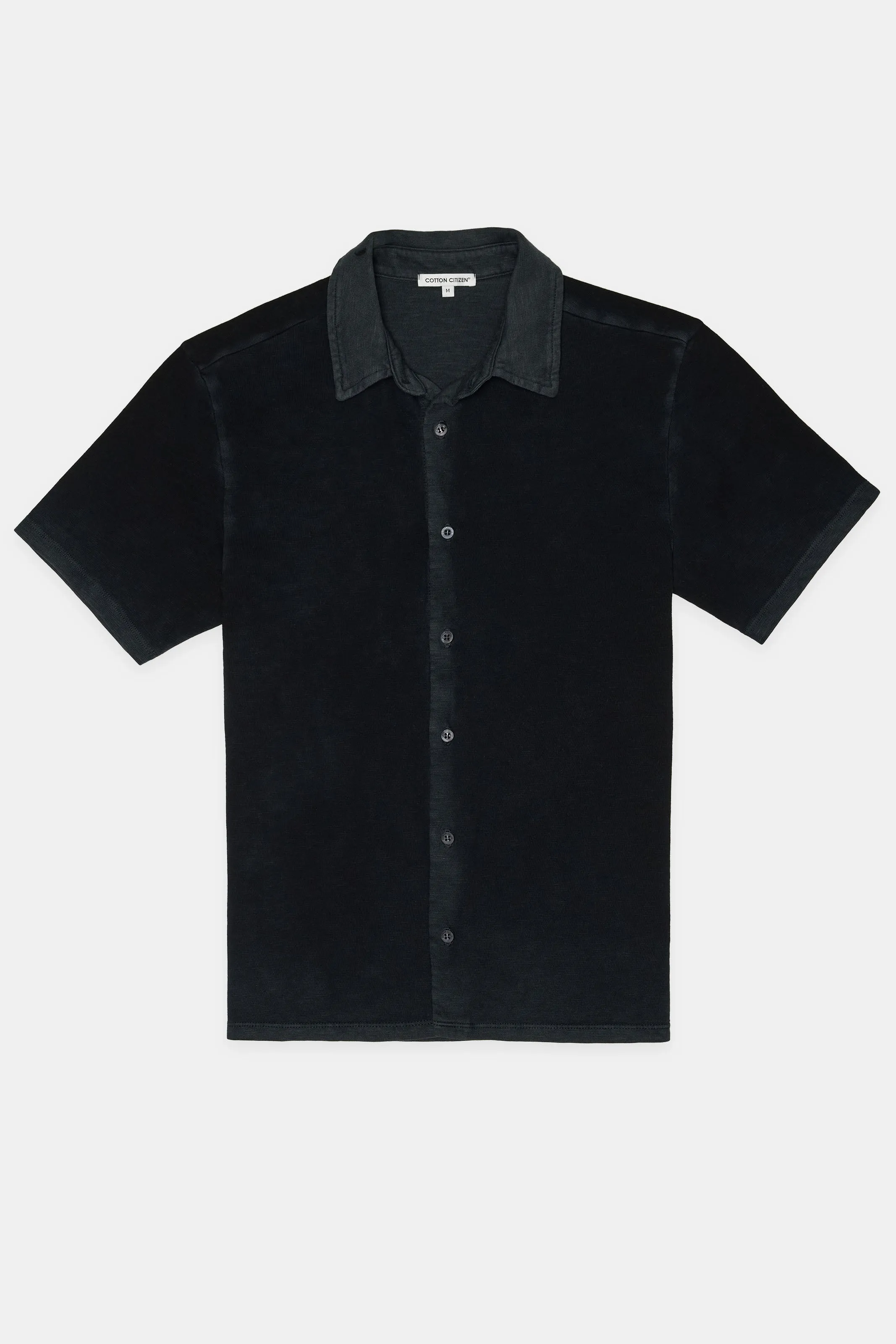 Presley Short Sleeve Buttondown Garment Dyed Finish