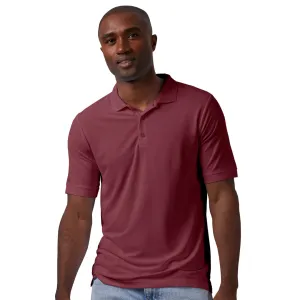 Antigua: Men's Essentials Short Sleeve Polo - Cabernet Legacy Pique 104271 Effortless Wear Comfort top Relaxed Layering