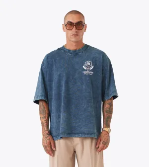 Crest Flow Tee GD Navy Daily Style