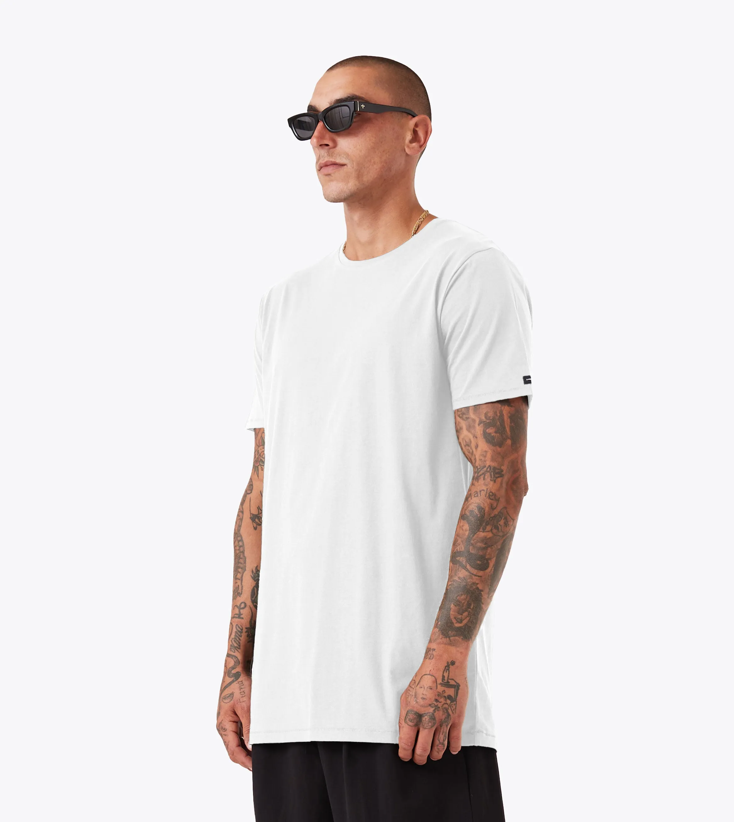 All-Season Comfort Wear Light and Cozy Tall Tee White