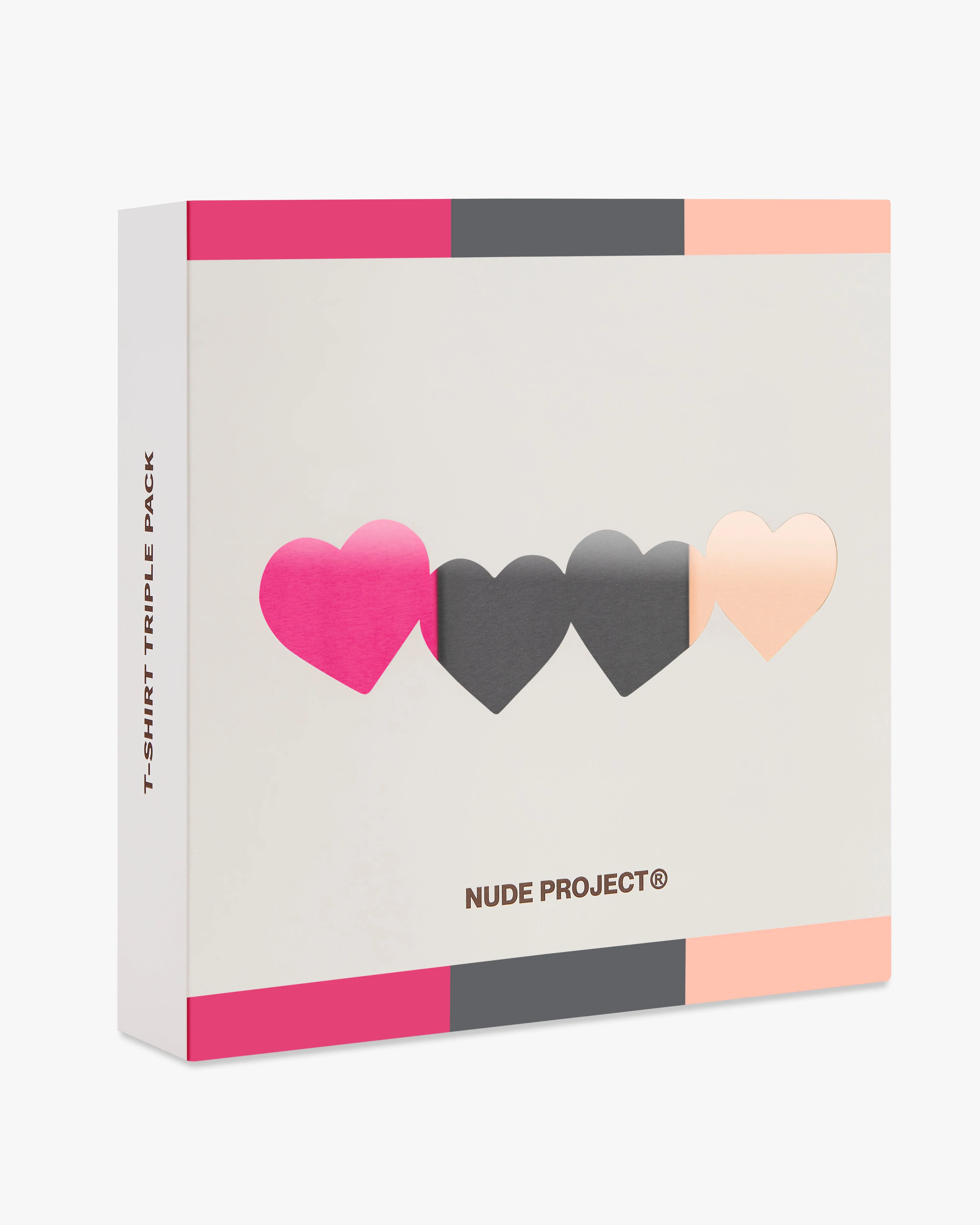 Basic Tee Salmon/Ash/Pink 3Xpack Cool Vibes Oversized Cut