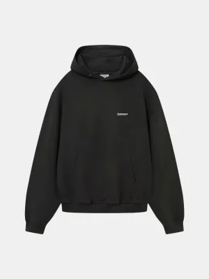 Denim Travel Fit Oversize Logo Hoodie