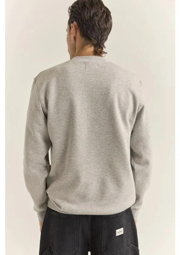 product tribal energy Casual Layers Brand Fleece Crew Grey Heather