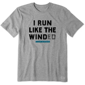 Men's Run Like The Winded Short Sleeve Tee Holiday Comfort Style V neck style