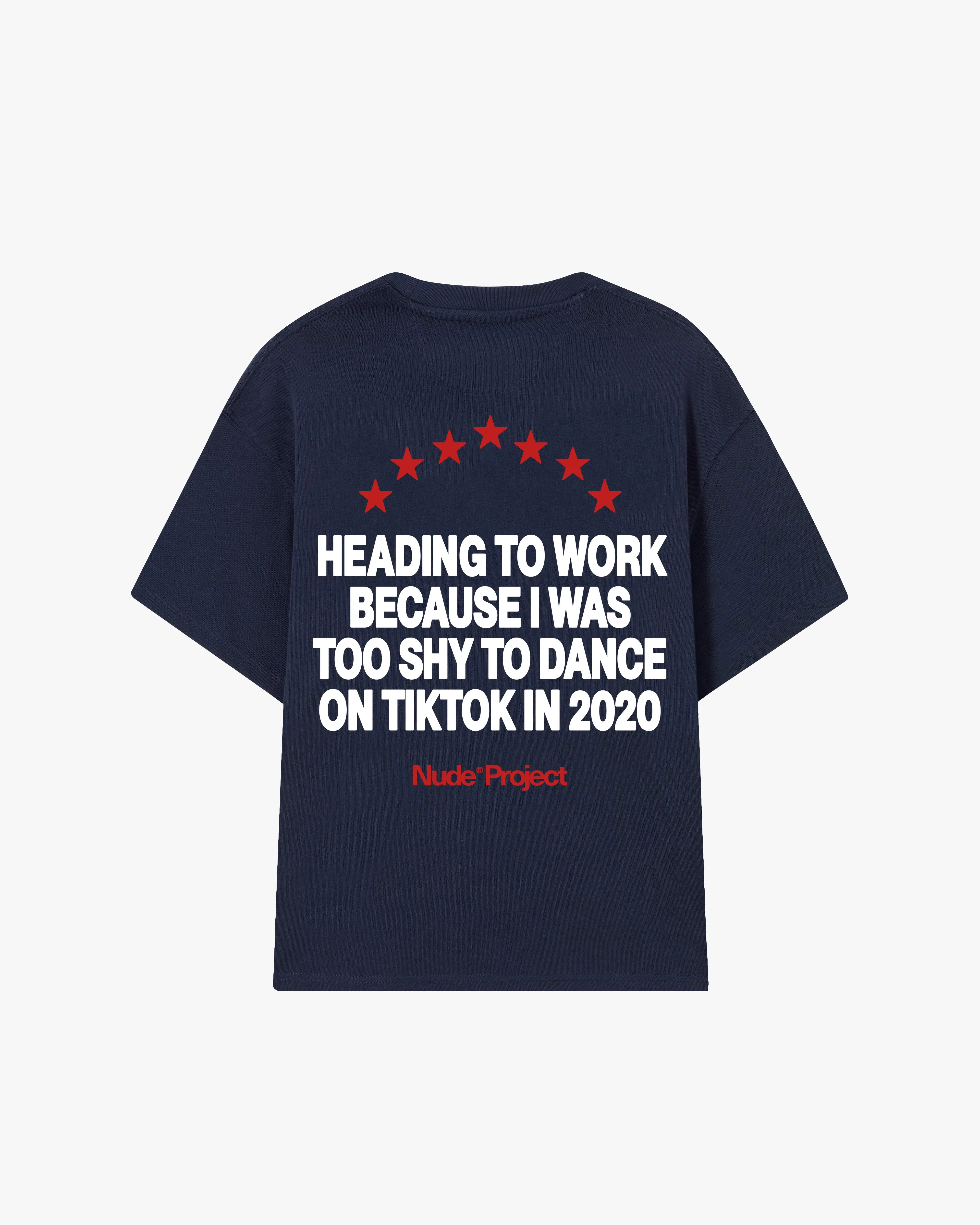 Roomy Comfort 9-5 Tee Navy