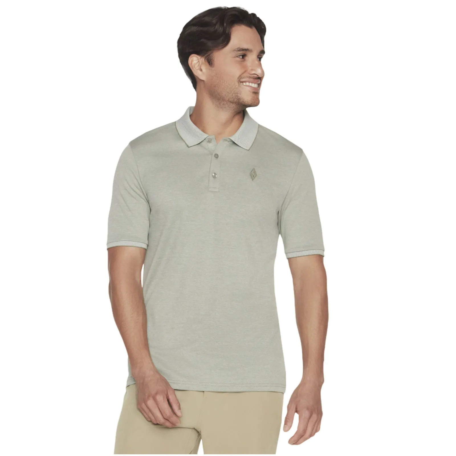 Skechers Mens Off Duty Polo Shirt Multi Ply Collar Casual Elegance