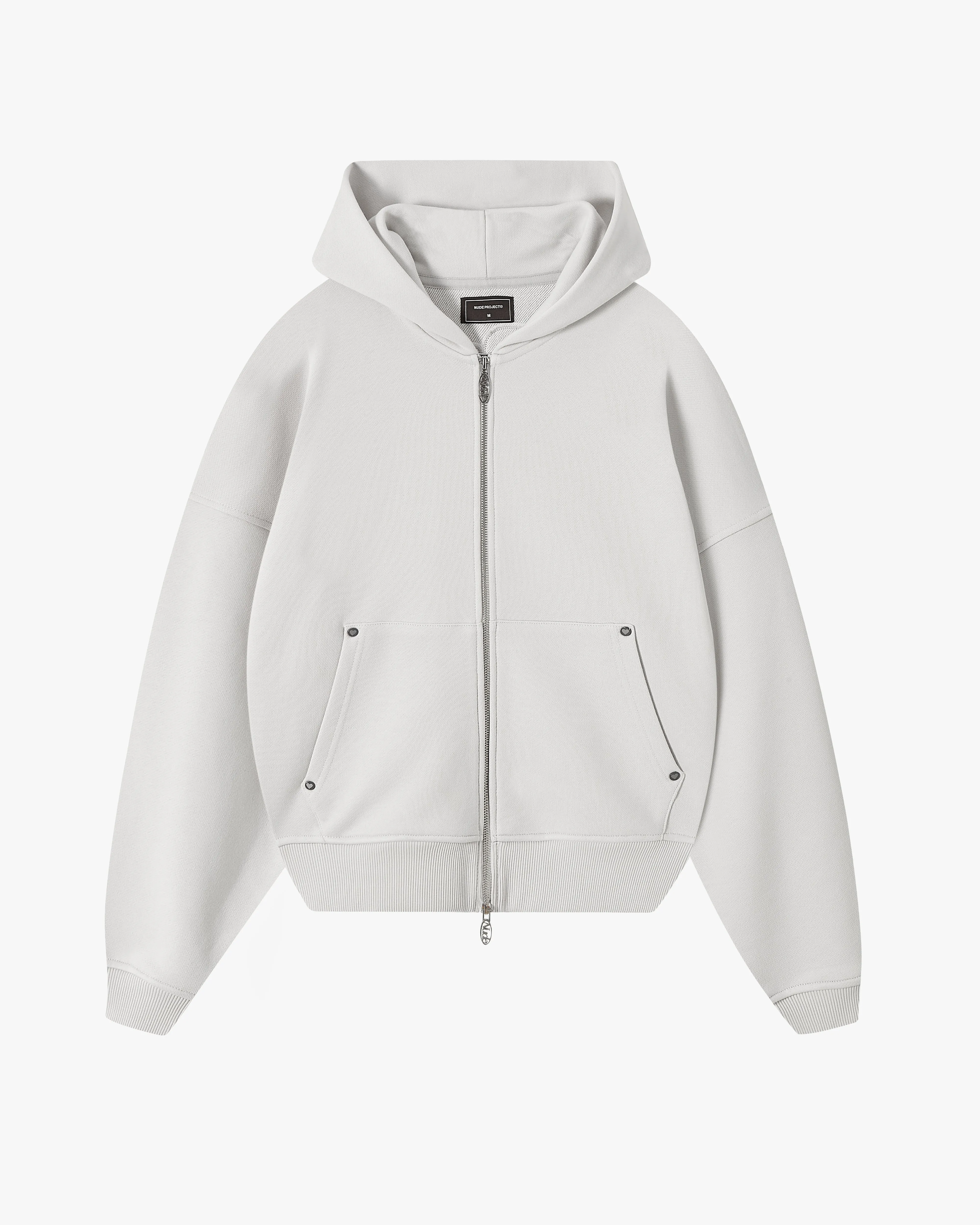 Comfy Layers Beast Zip-Up Hoodie Grey