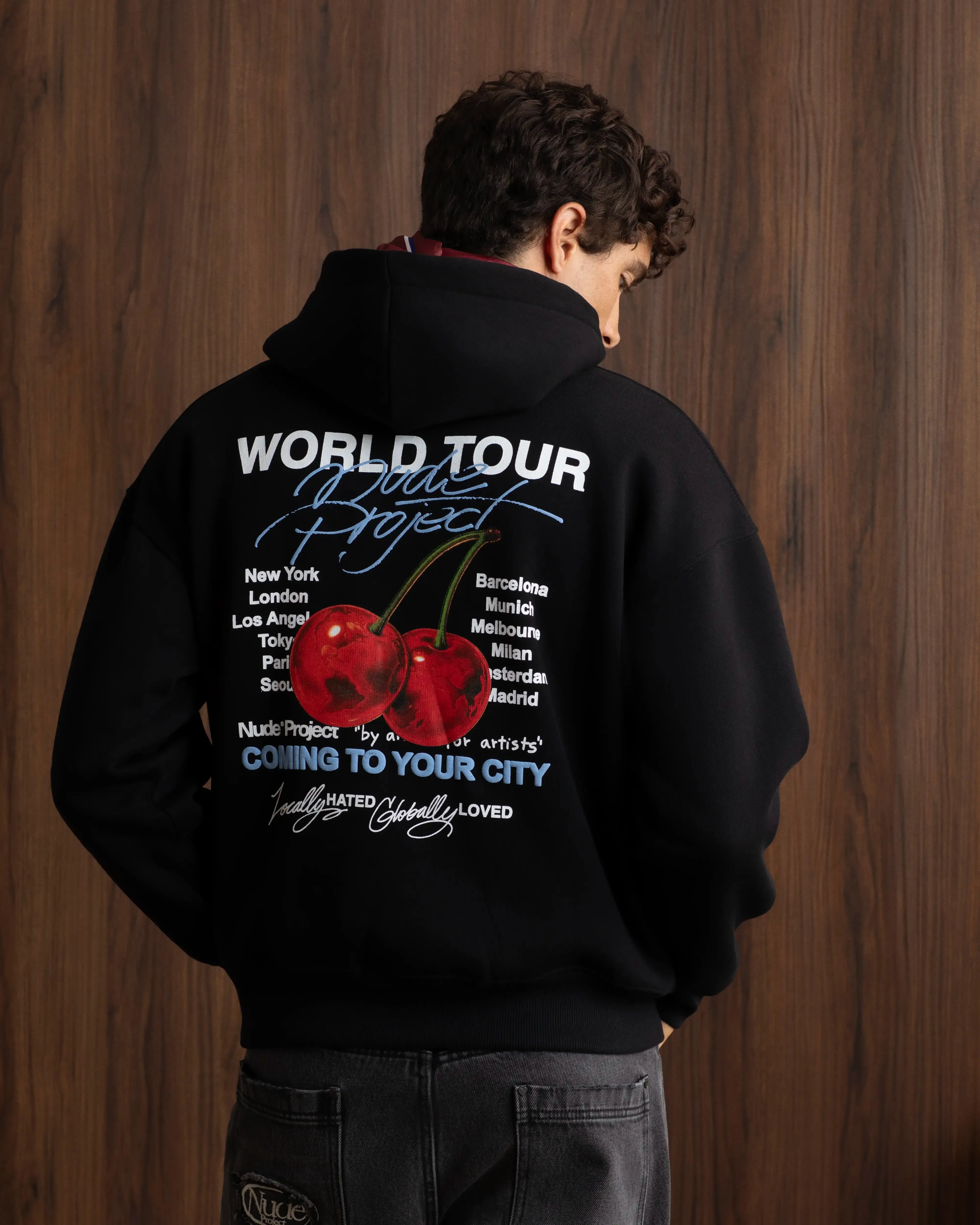 Nude Tour Hoodie Dark Grey Cold Layer