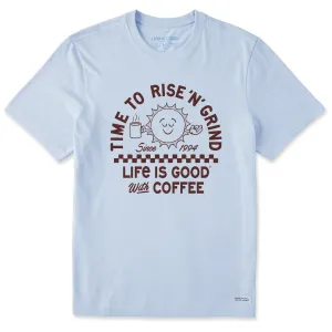 Men's Showtime Rise Coffee Sun Short Sleeve Crusher Tee Essential layering piece