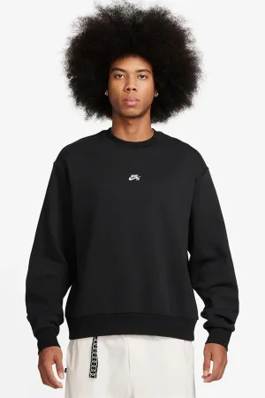 Nike SB Fleece Crew Black White earthy colors