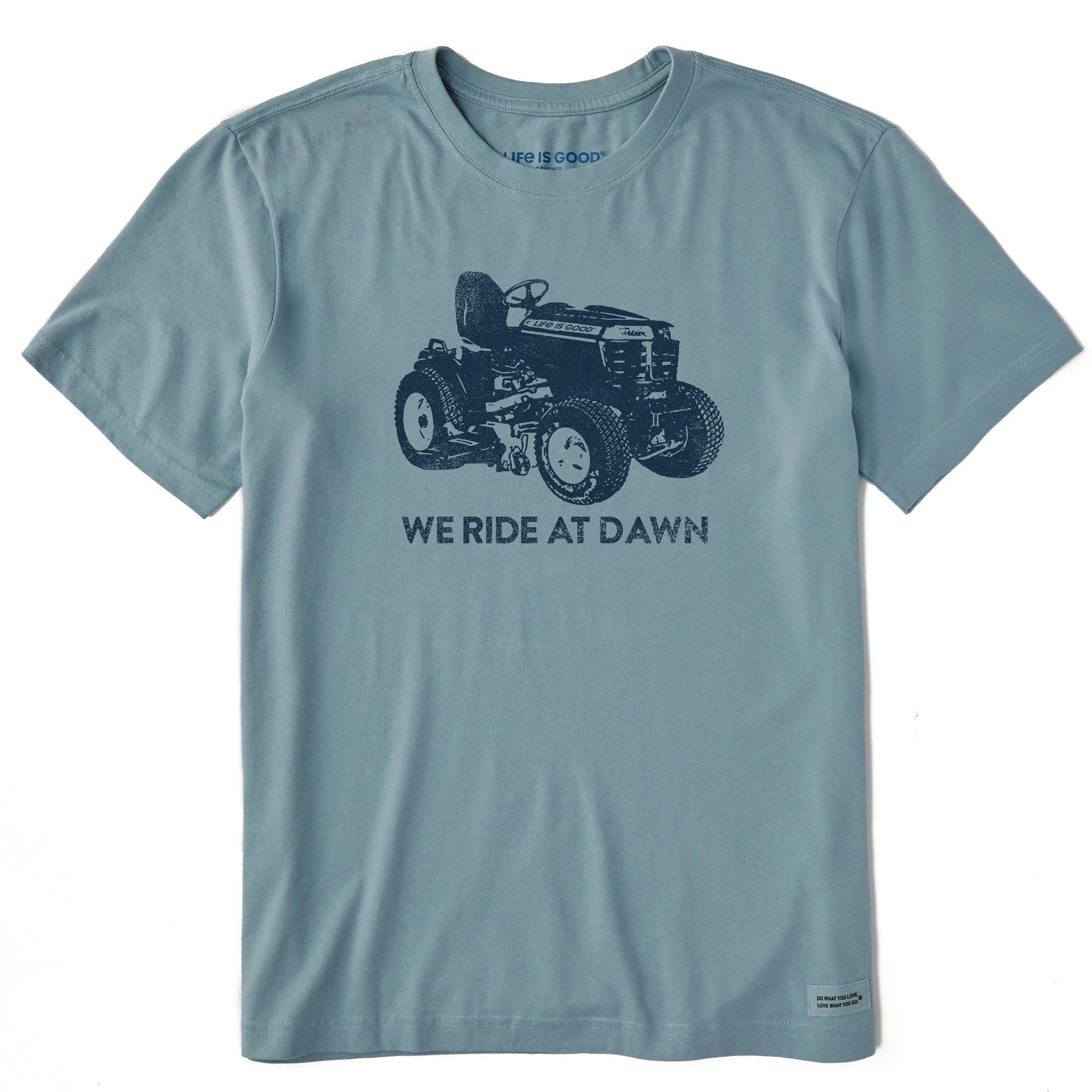 Men's Ride At Dawn Lawnmower Short Sleeve Tee BiodegradableMaterial