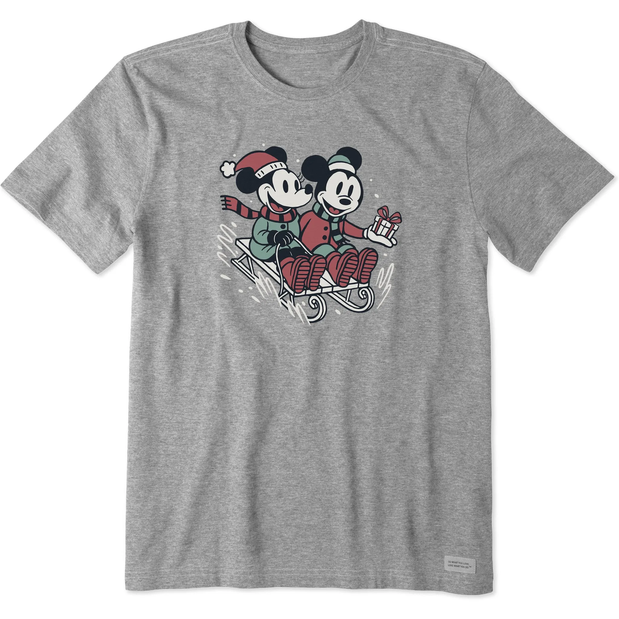 Men's Willie Nice Sled Ride Short Sleeve Crusher Tee Cozy Fit Design Moisture wicking