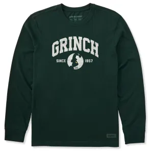 AntiPilling Men's Grinch Arch Long Sleeve Crusher Tee
