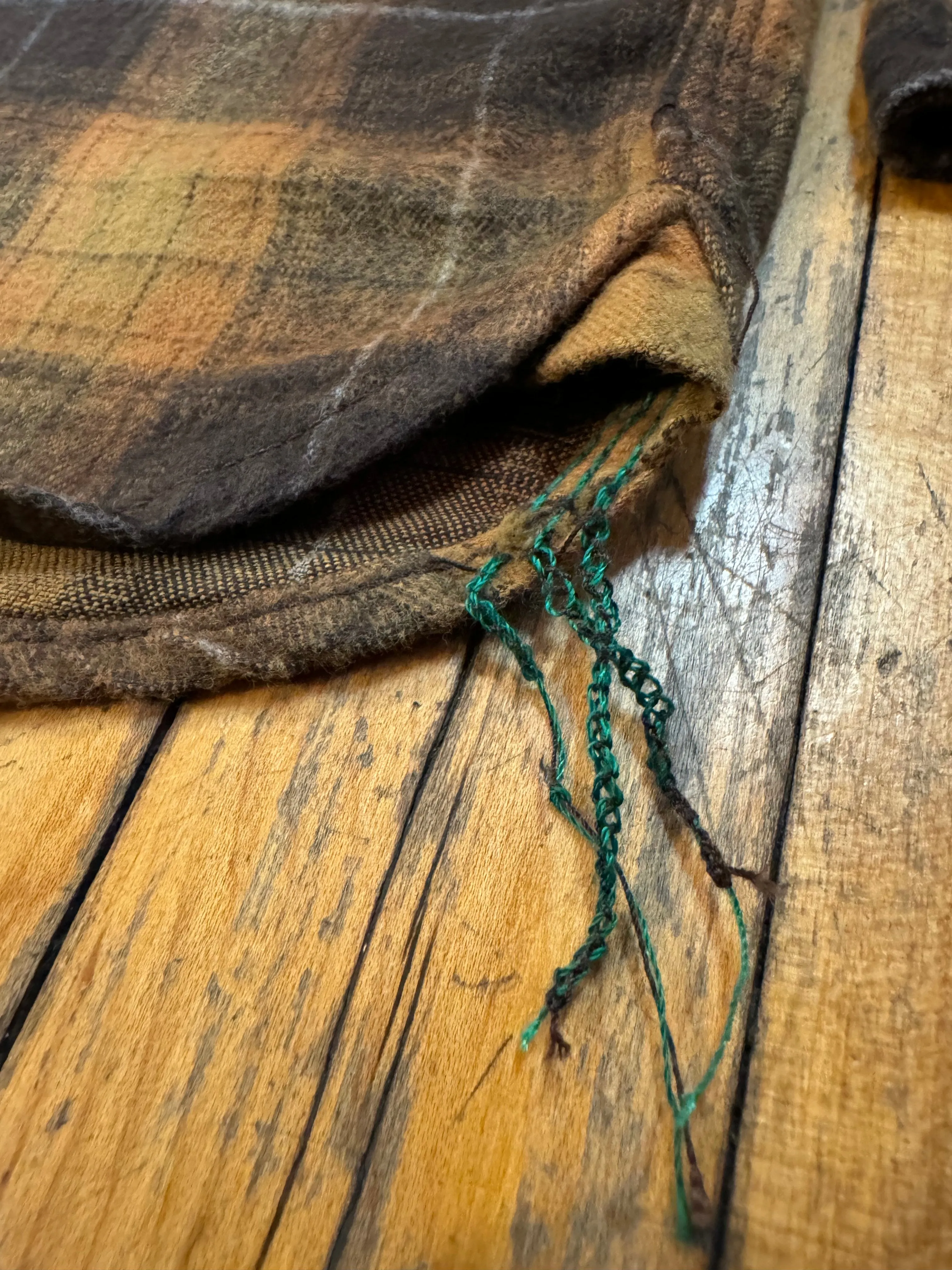 Casual layering piece Tobacco Sunburst Japanese Cotton Flannel Dustbowl Work shirt