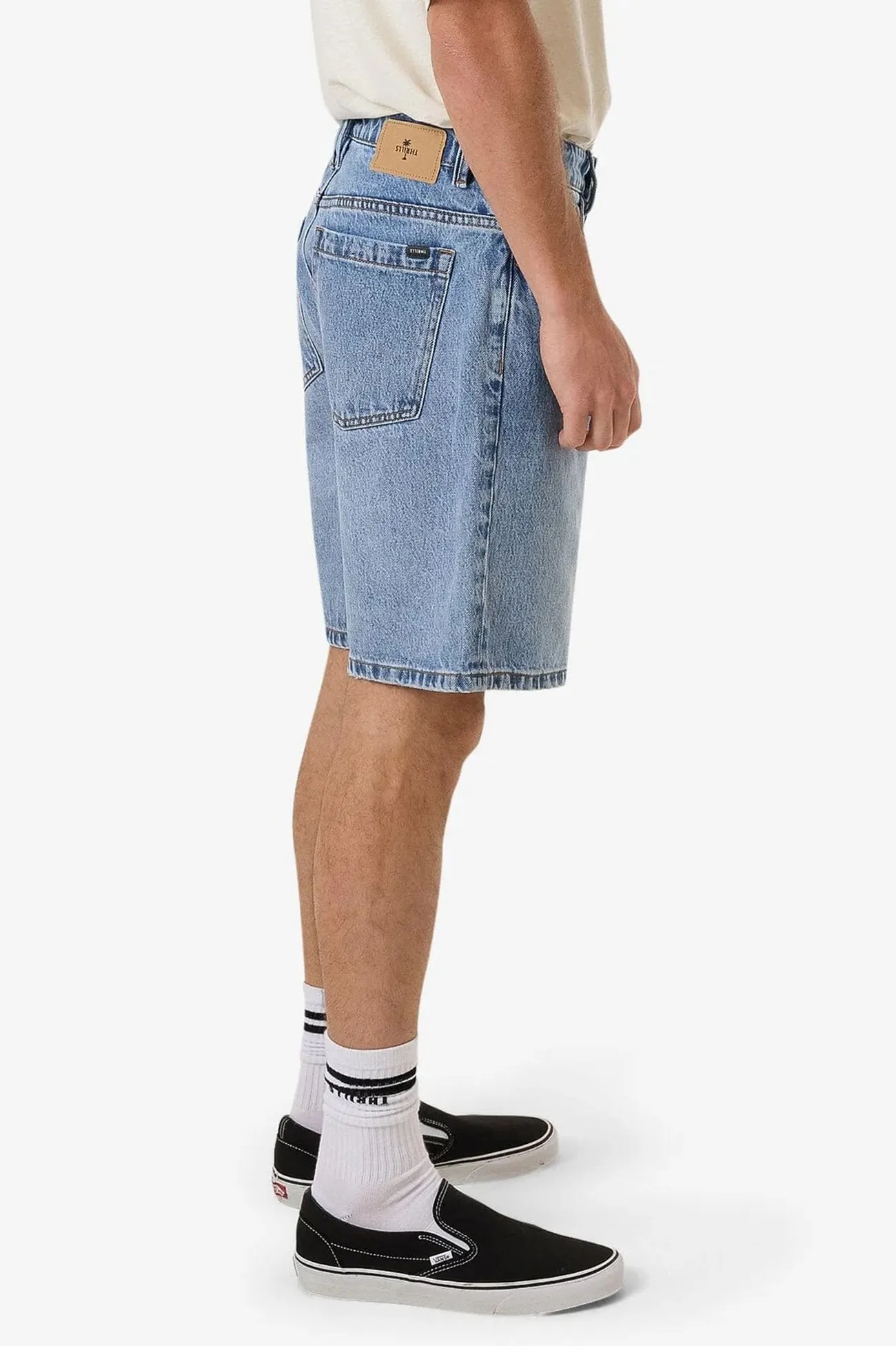 Slacker Denim Short Tempest Blue Wide Range Motion