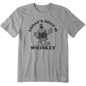 UV protected Men's Today's Soup is Whiskey Short Sleeve Tee
