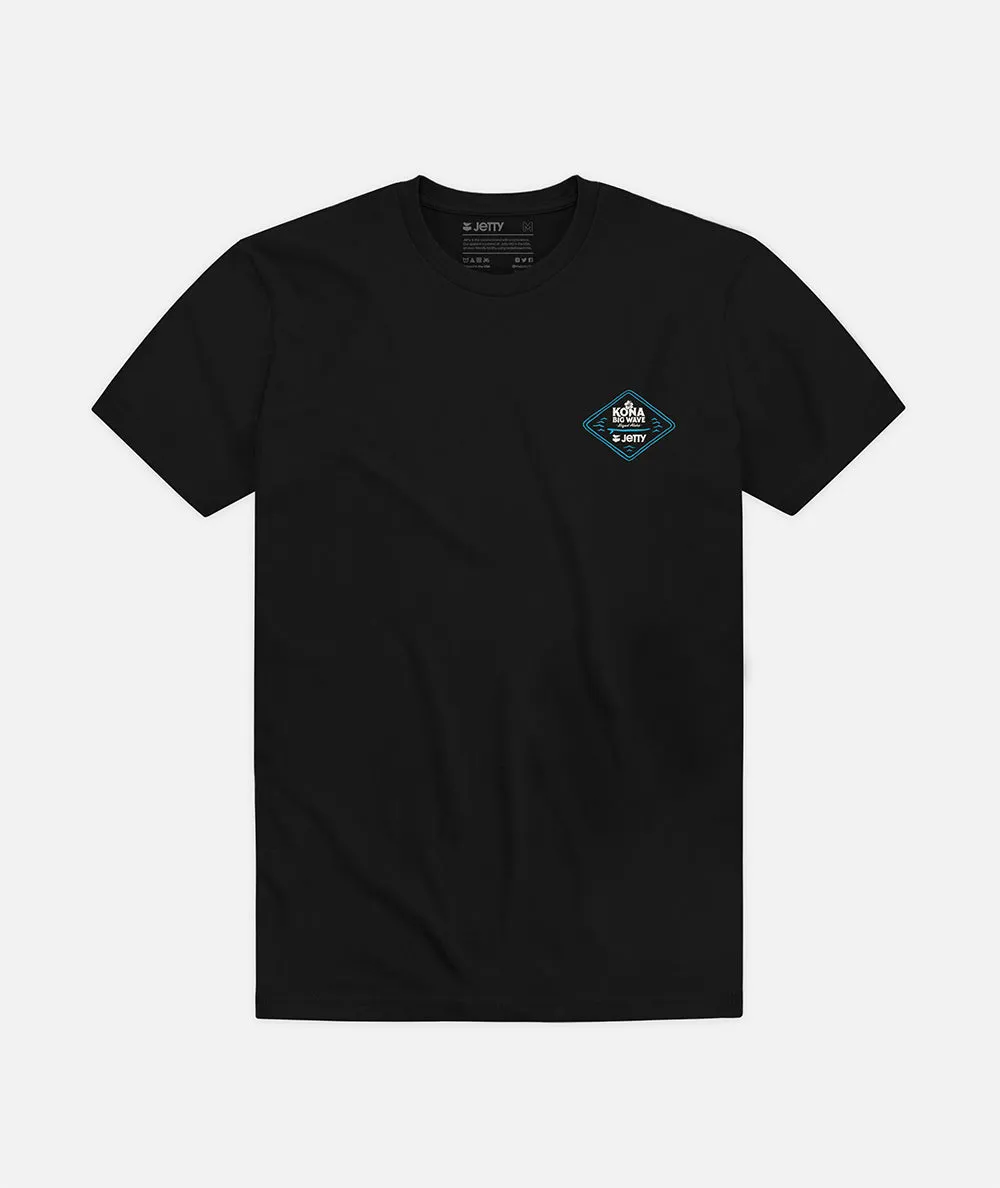 Jetty x Kona Liquid Aloha Tee - Black Modern and Soft
