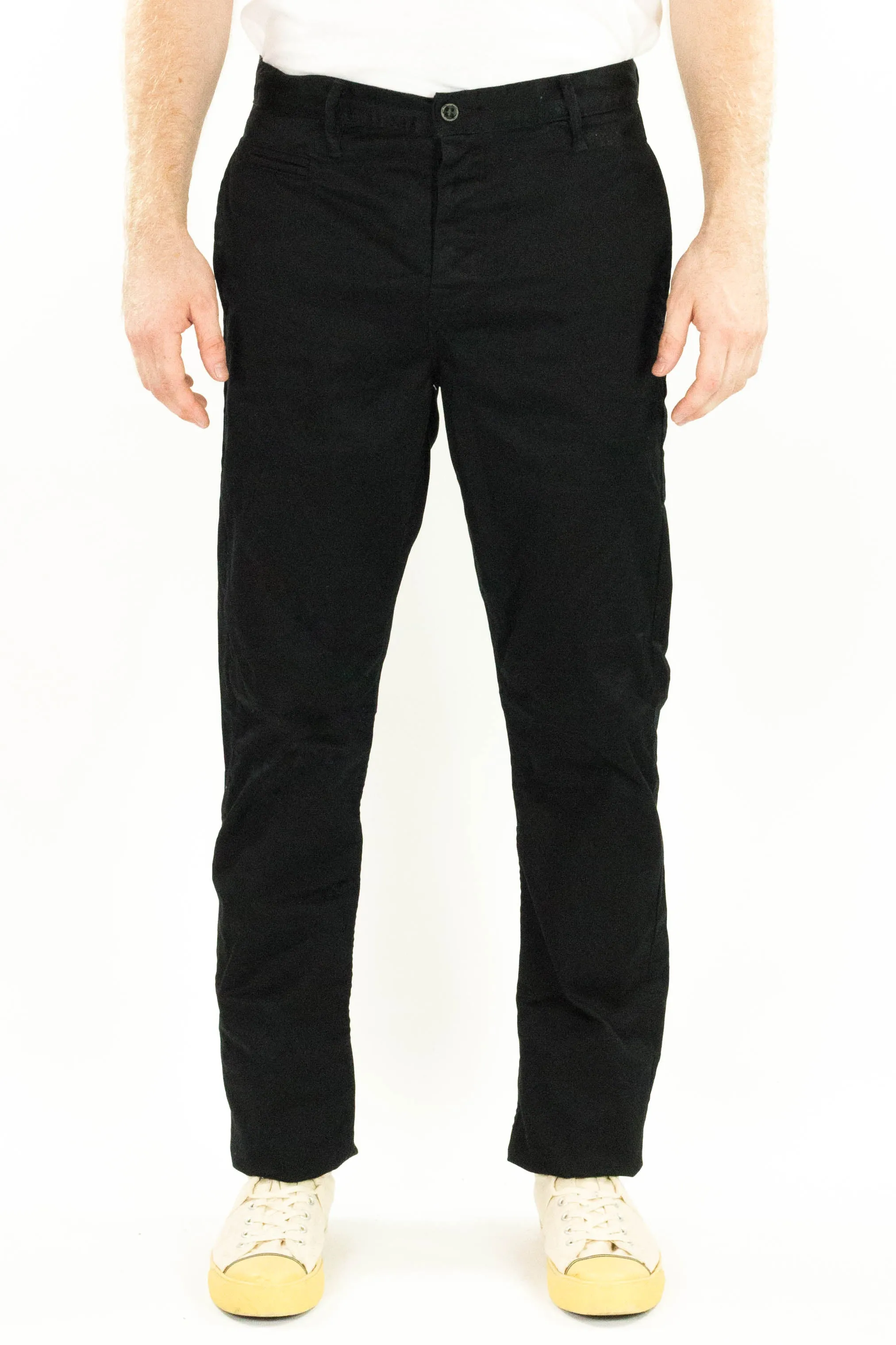 Coal Miner Black 9 oz Japanese stretch sateen twill No Gap Waist Construction Quick Dry Fabric