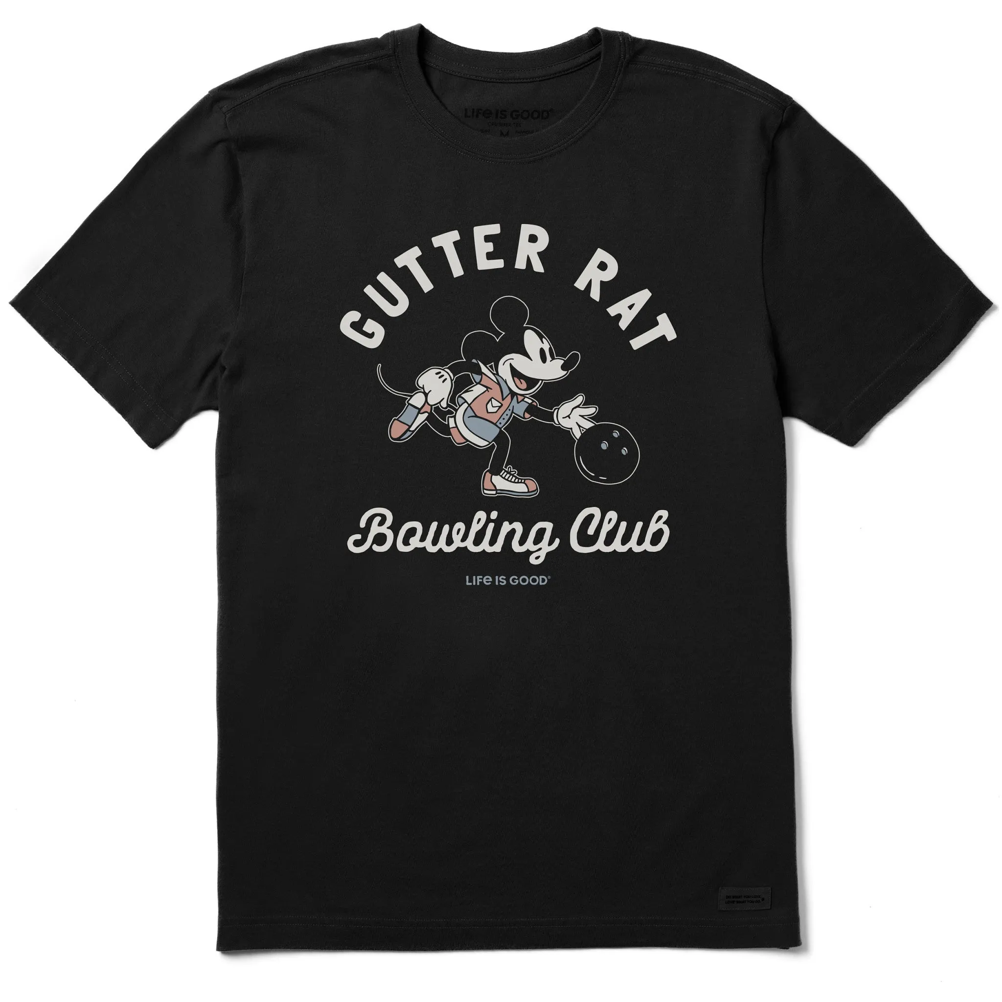 Work efficiency Men's Gutter Rat Bowling Club Short Sleeve Tee