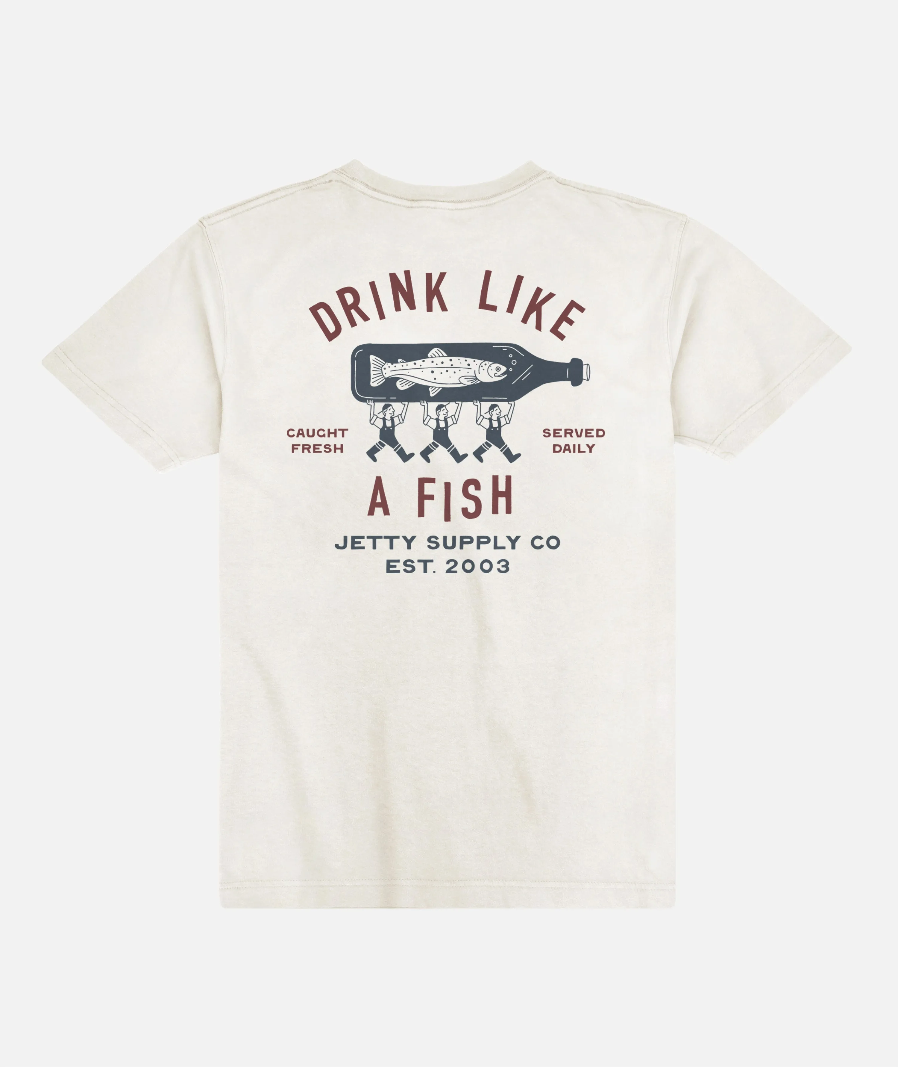 Casual Performance Bottle Service Tee - White