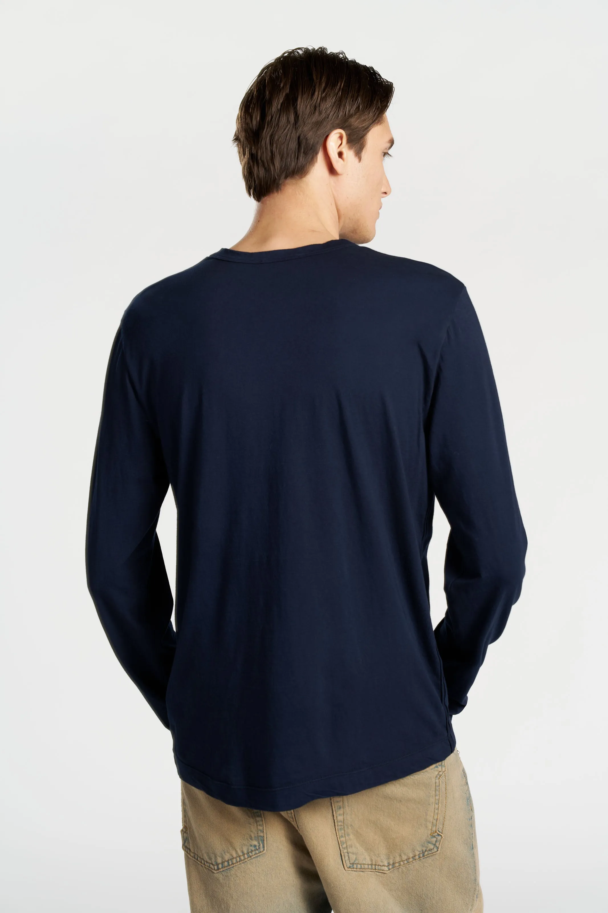 Classic Crew Long Sleeve Shirt Athletic Comfort Wear