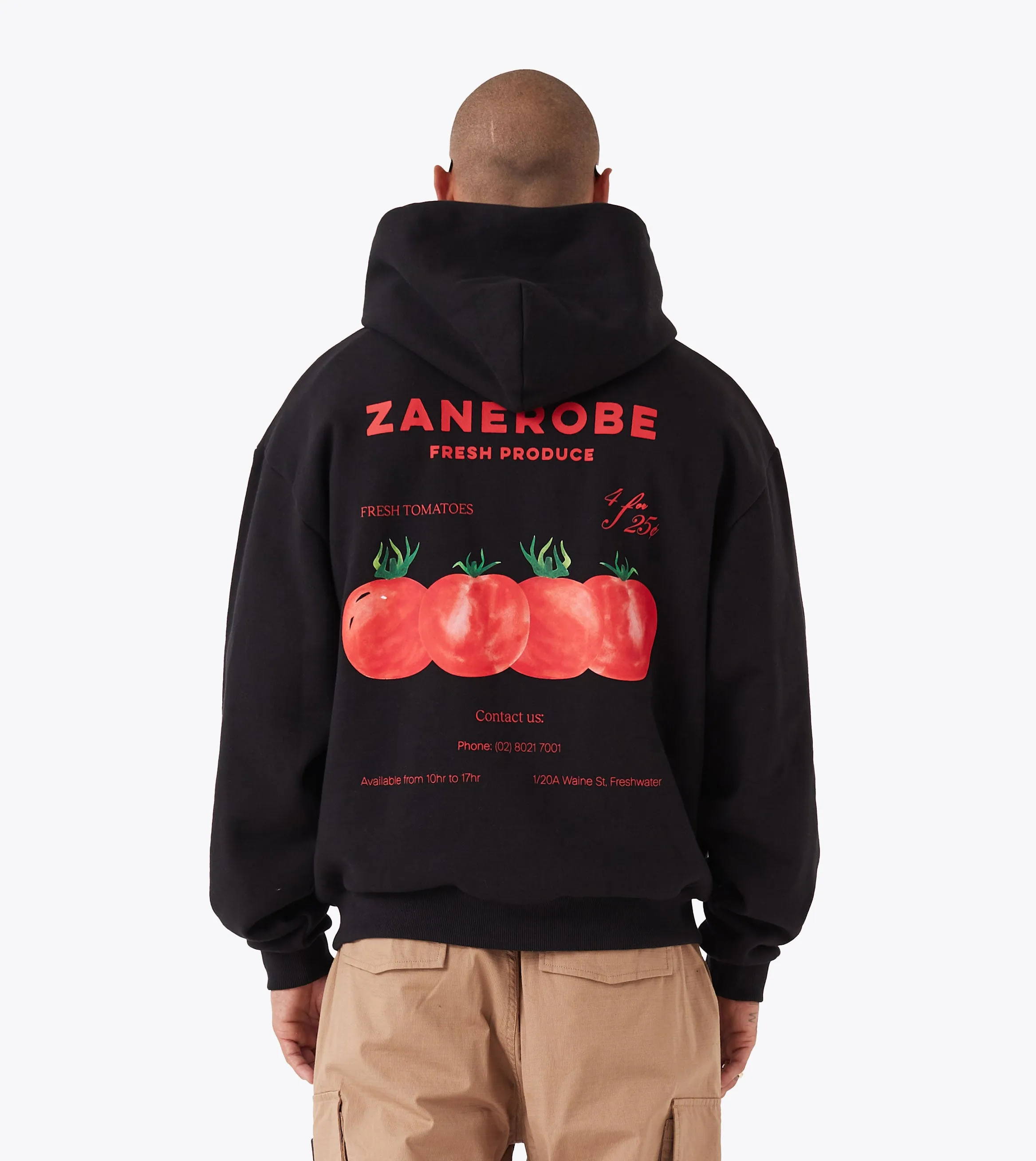 Fresh Produce Box Hood Black Daily Style