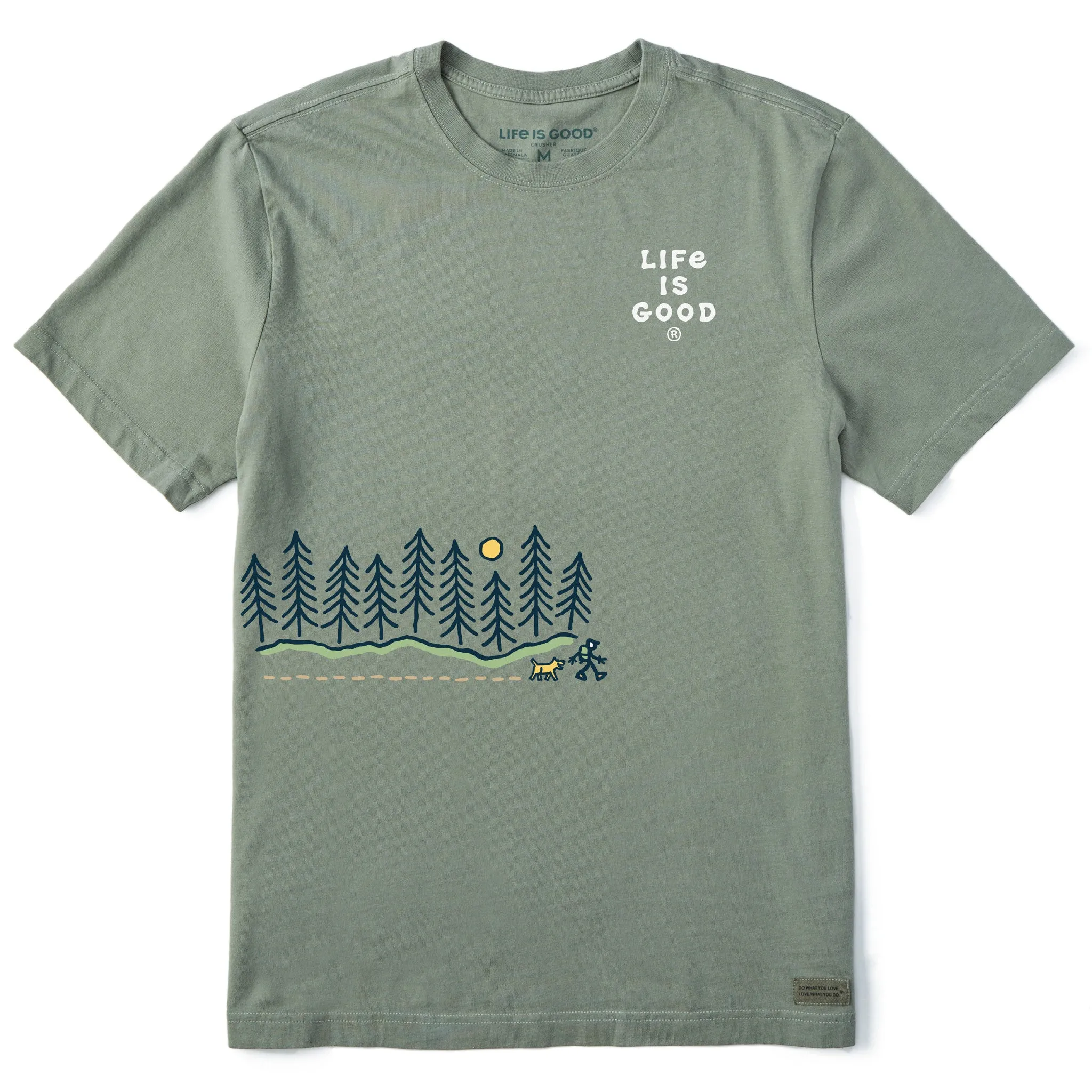 Men's Hiking in the Woods Medley Short Sleeve Tee Practical Design Reinforced Shoulders