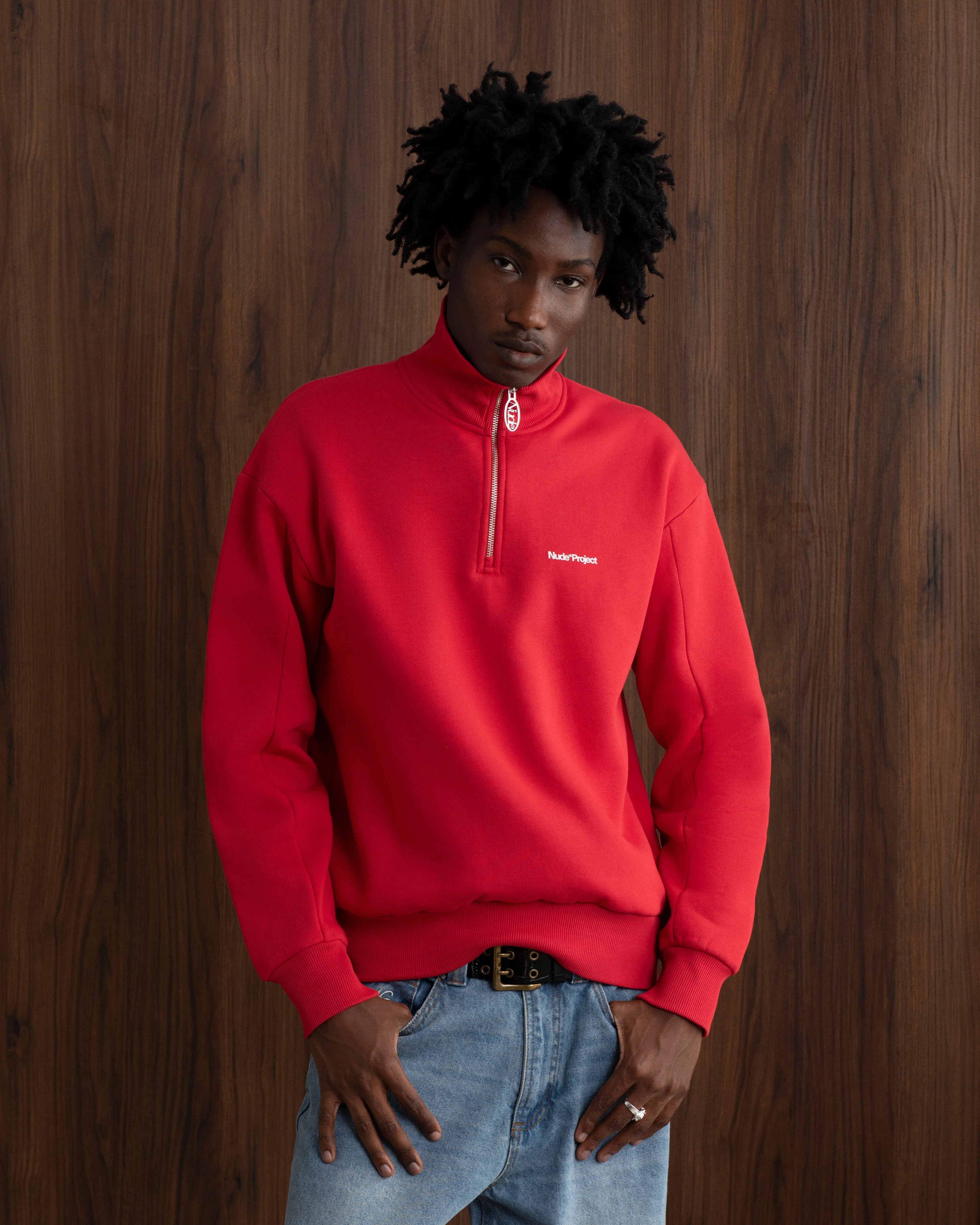 Comfy Fit Origins Quarter-Zip Red