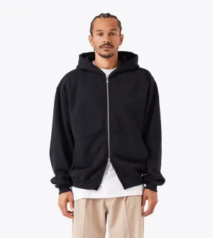 Box Zip Hood Black Lounge Comfort product sporty appeal