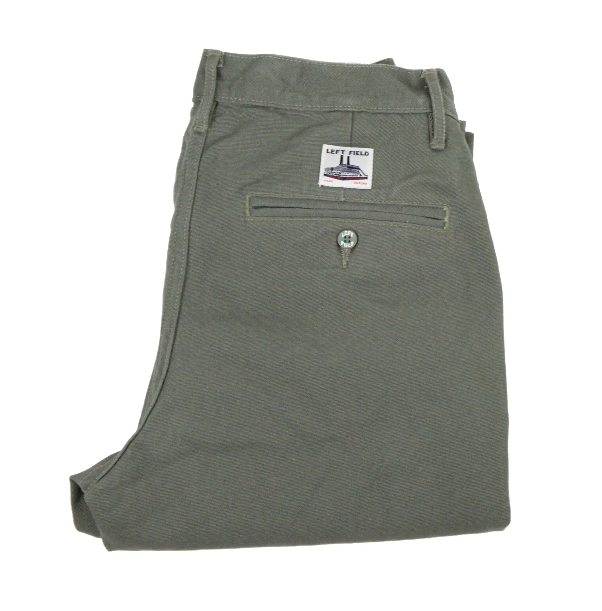 Olive Green  Mt Vernon 13 oz  Work Uniform Chino Stay Fresh