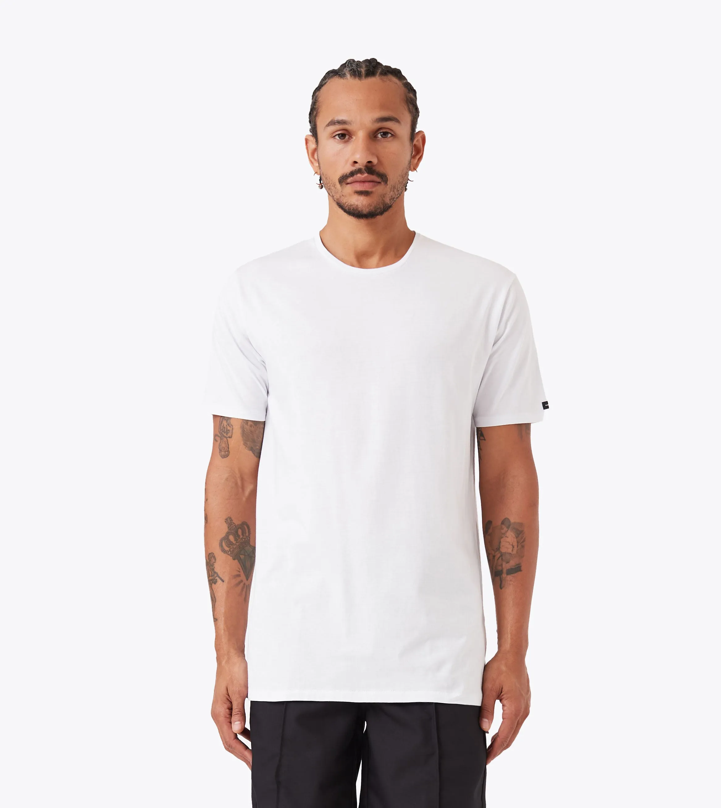 Flintlock Tee White Circular Knit Construction
