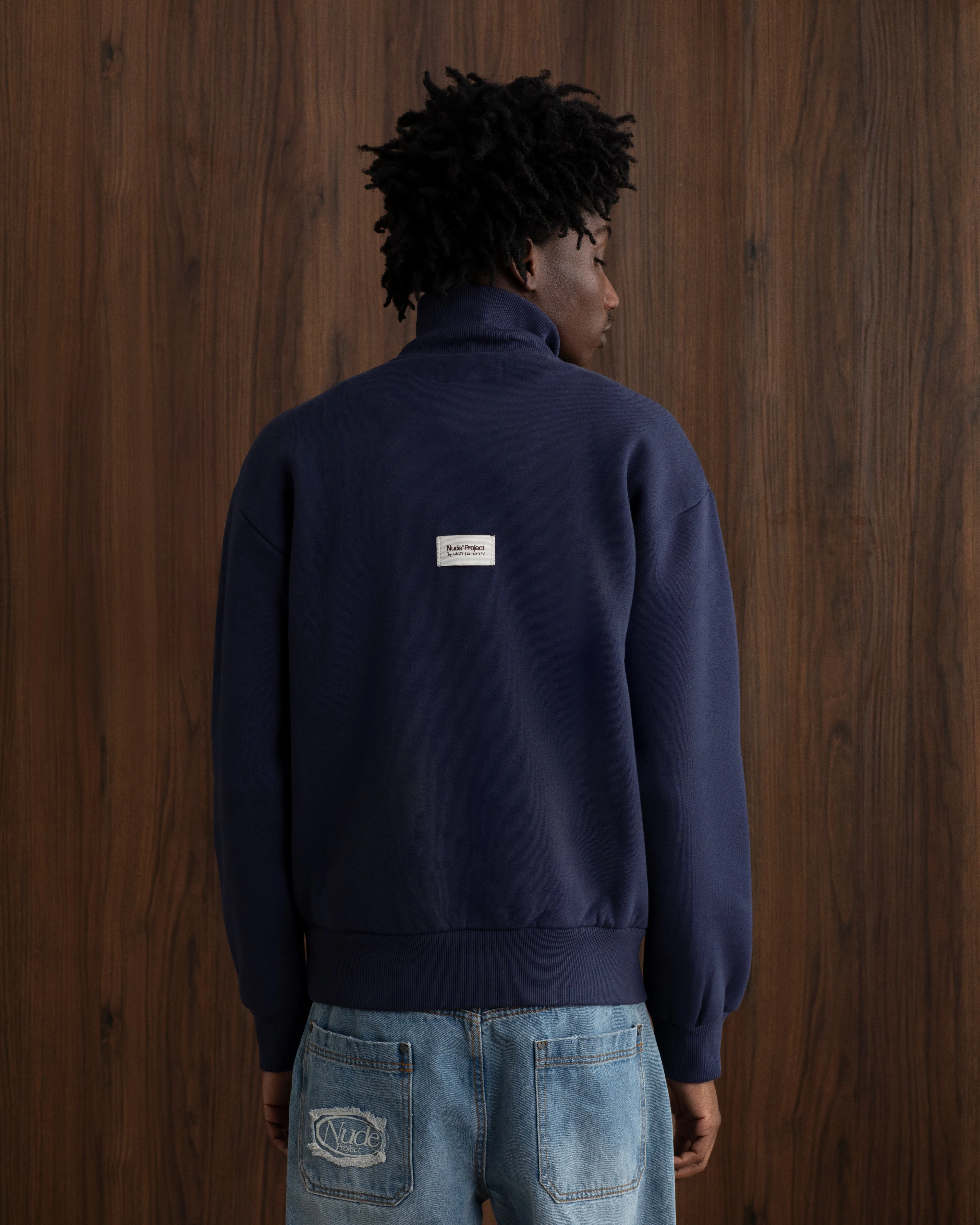 Stylish Layer Origins Quarter-Zip Navy