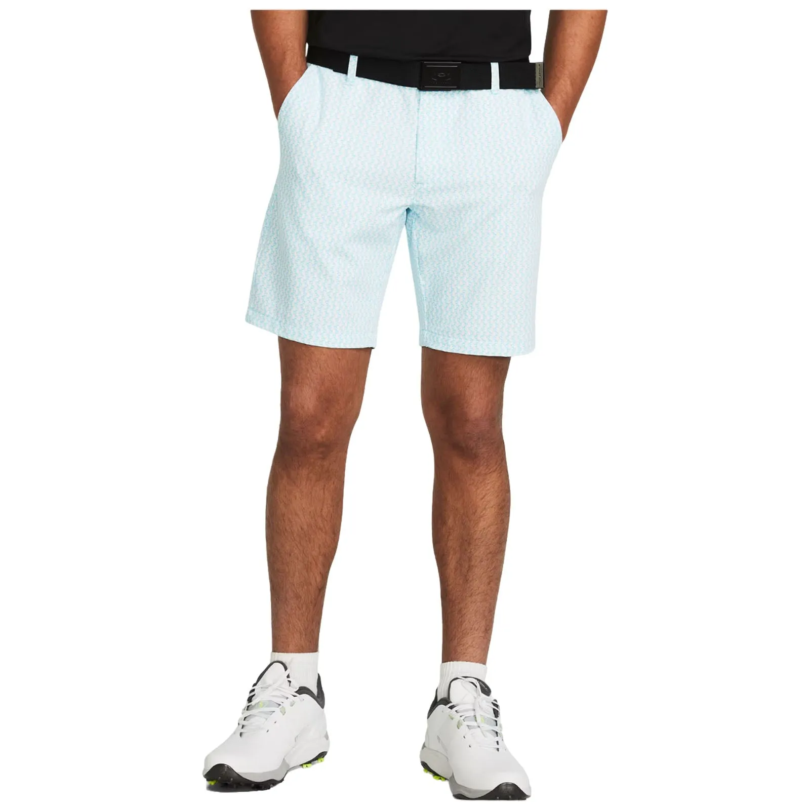 Under Armour Mens Drive Printed Tapered Shorts Rubberized Waistband cycling outfit