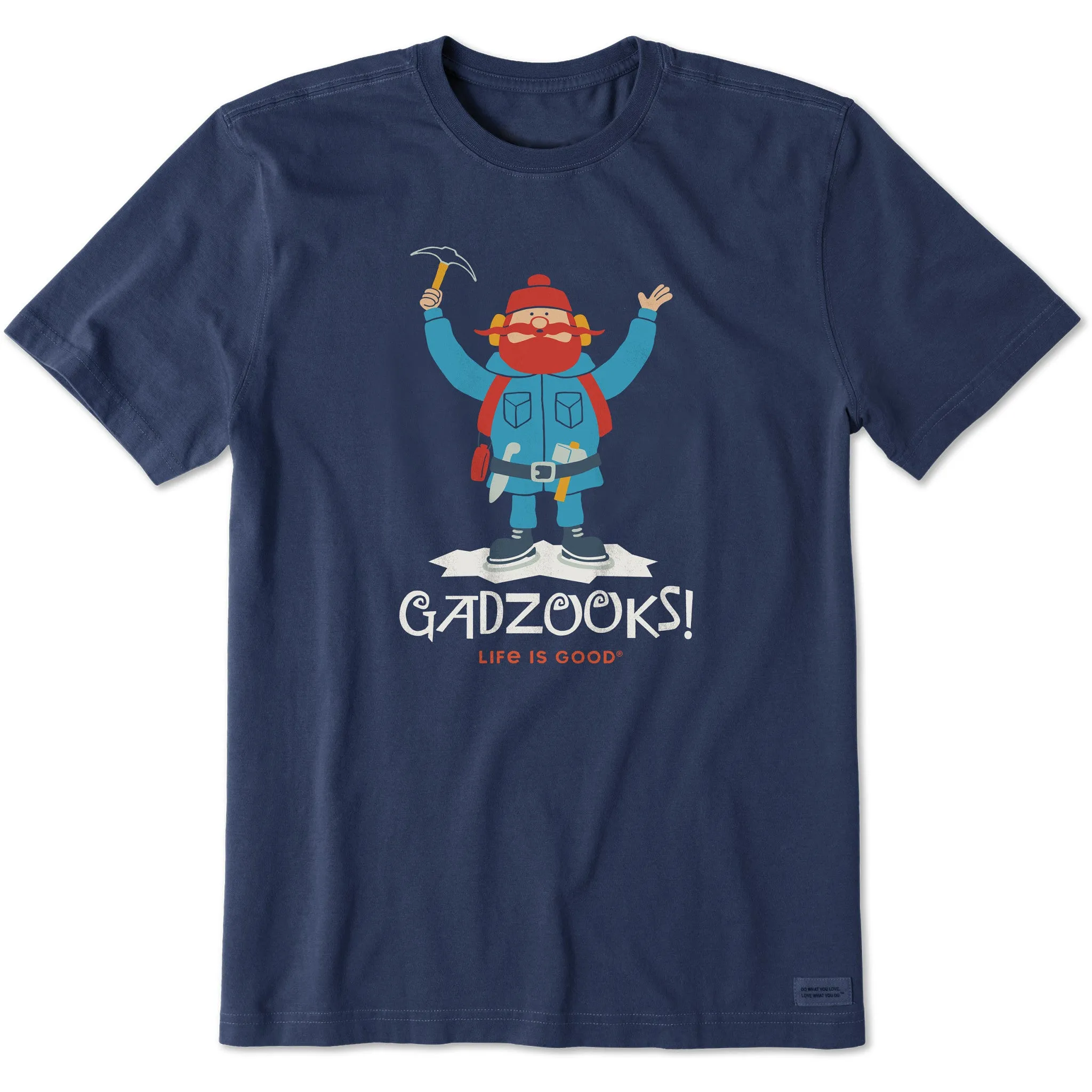 Men's Gadzooks Yukon Short Sleeve Crusher Tee School Uniform
