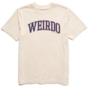 Drop Shoulder Design Men's Weirdo Athletic Arch Short Sleeve Crusher Tee