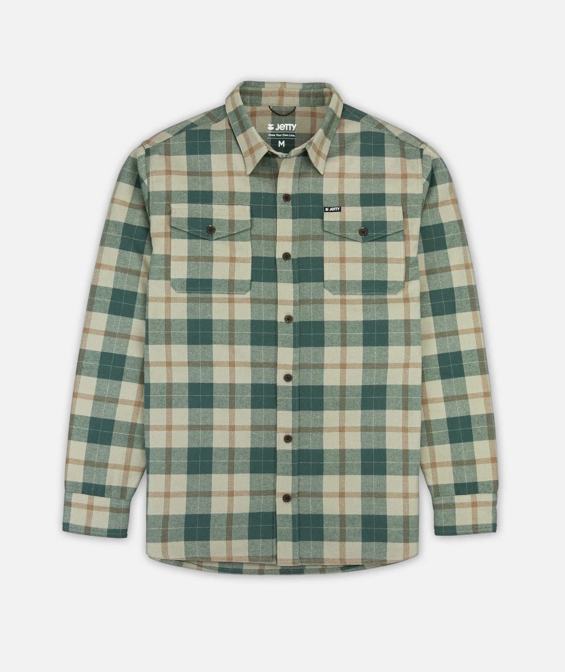 No-Shrink Fabric Breaker Flannel - Tan