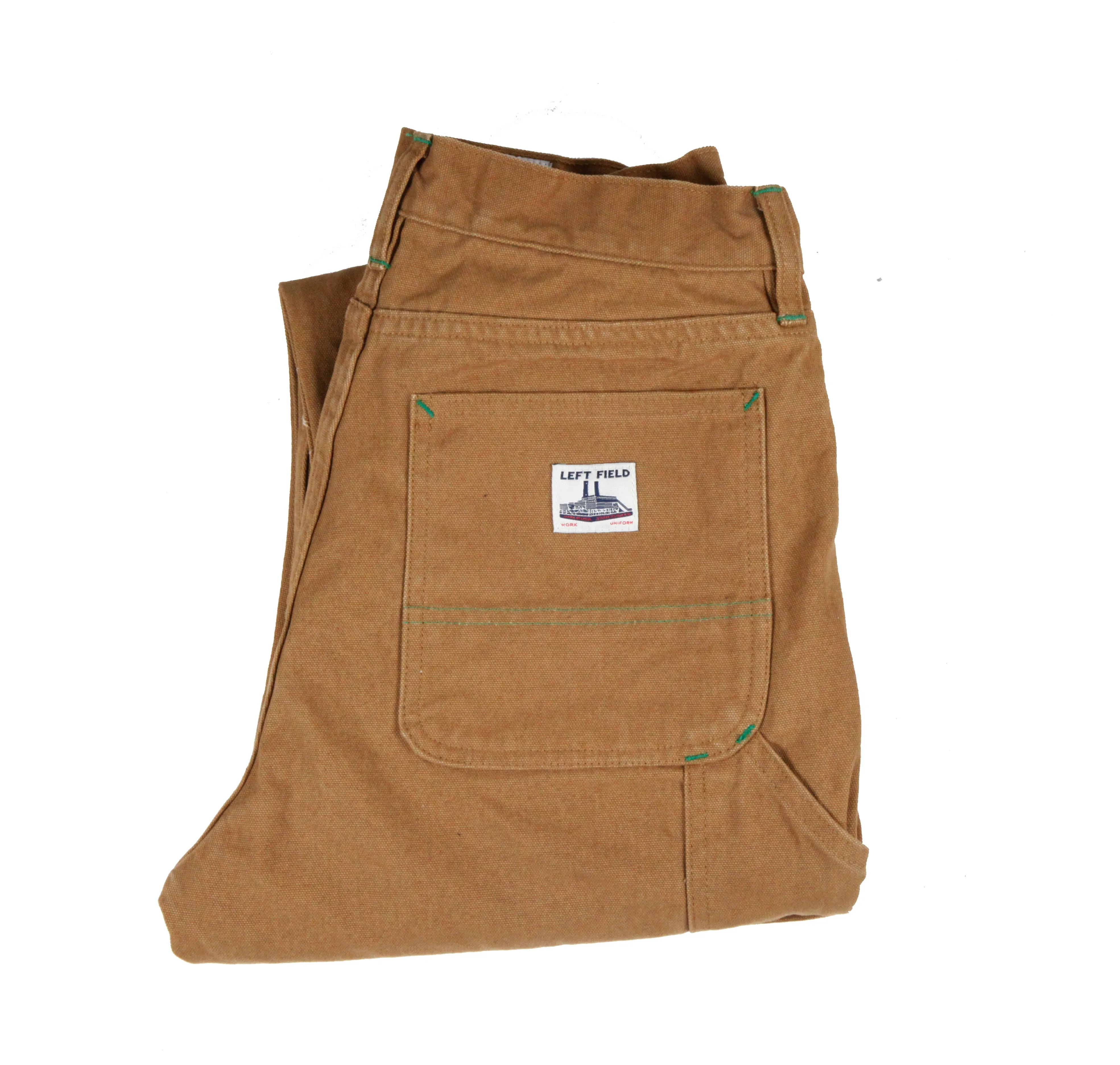 Multi Pocket Configuration Caramel Mt Vernon Duck Double Knee Work Uniform  Chino