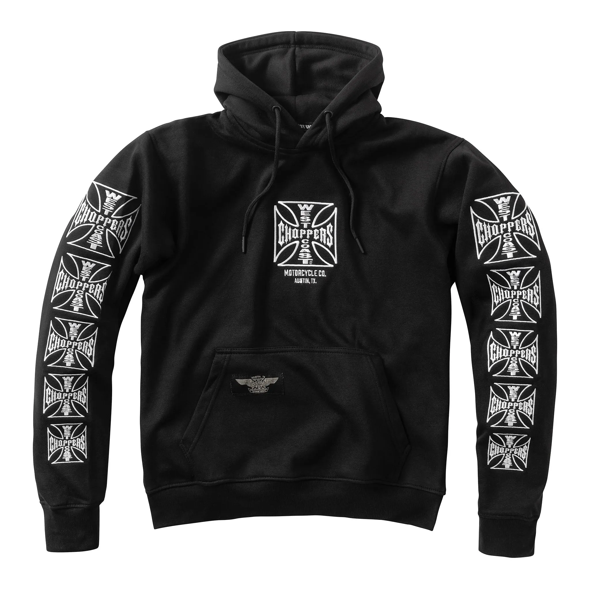 WCC DOMINATOR EMBROIDERED HOODY - BLACK Yoga wear