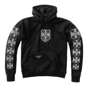 WCC DOMINATOR EMBROIDERED HOODY - BLACK Yoga wear