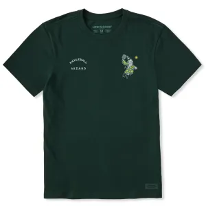 Men's Pickleball Wizard Medley Short Sleeve Crusher Tee Spandex Enhanced Elasticity