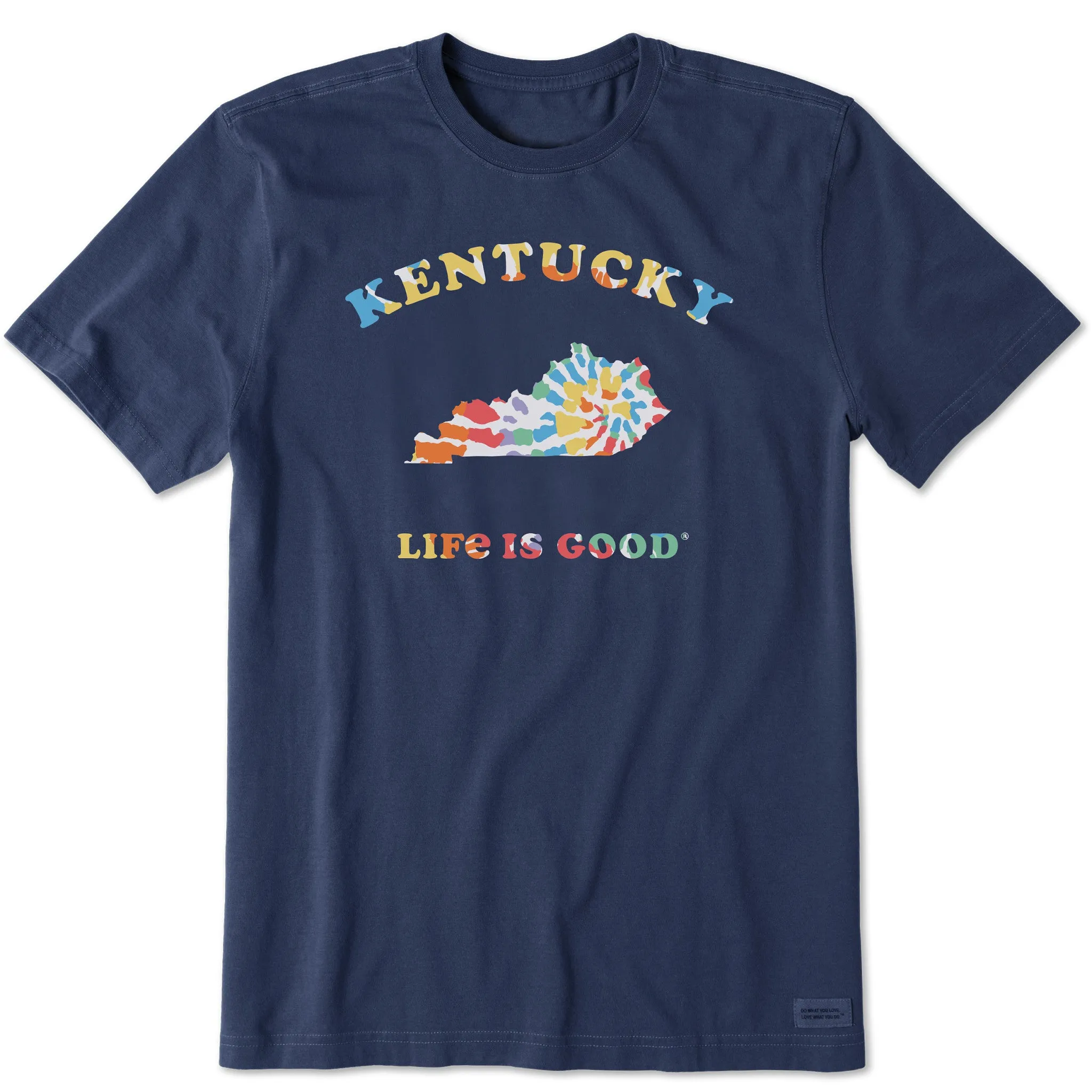 All-Day Wear Men's Tie Dye Kentucky Short Sleeve Crusher Tee