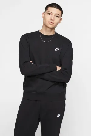 Urban Fashion Nike Sportswear Club Fleece Crew Black