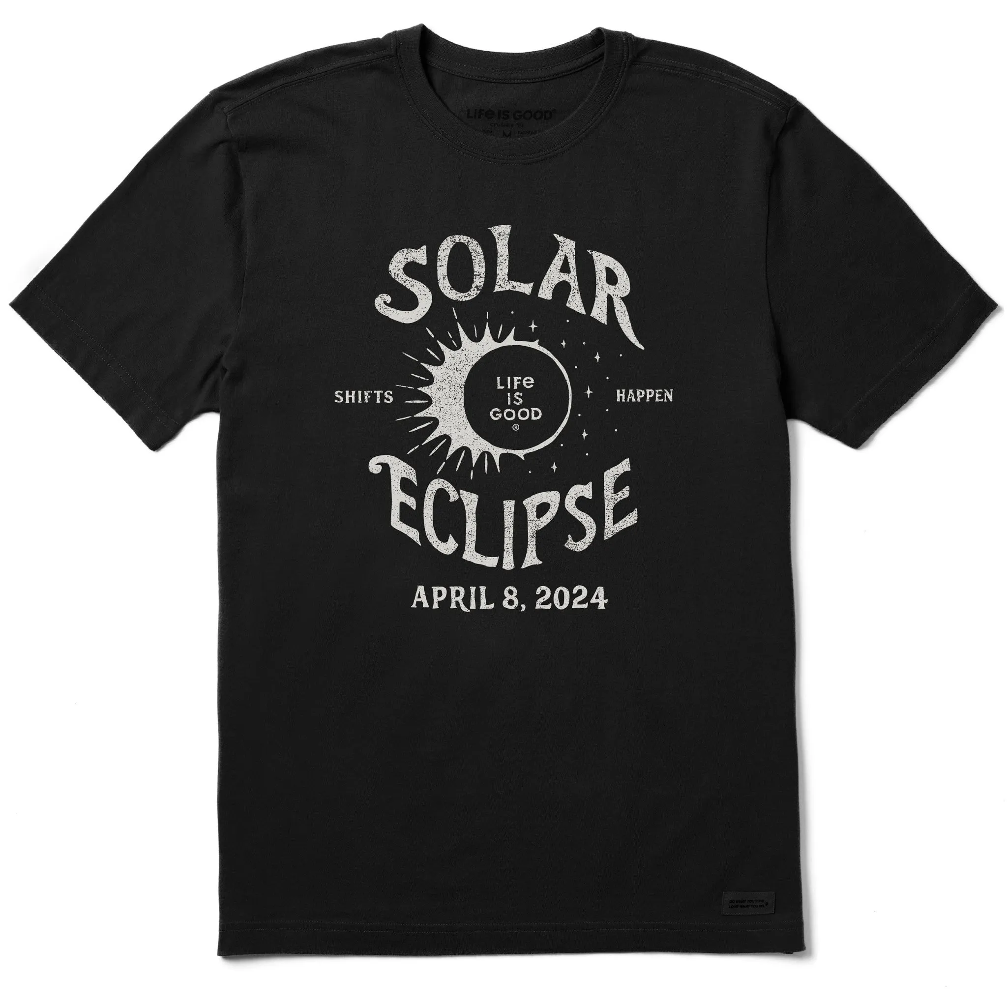 Men's Solar Eclipse Shifts Happen Short Sleeve Tee Simple Comfort Wear