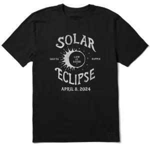 Comfy Flex Relaxed Smart Men's Solar Eclipse Shifts Happen Short Sleeve Tee
