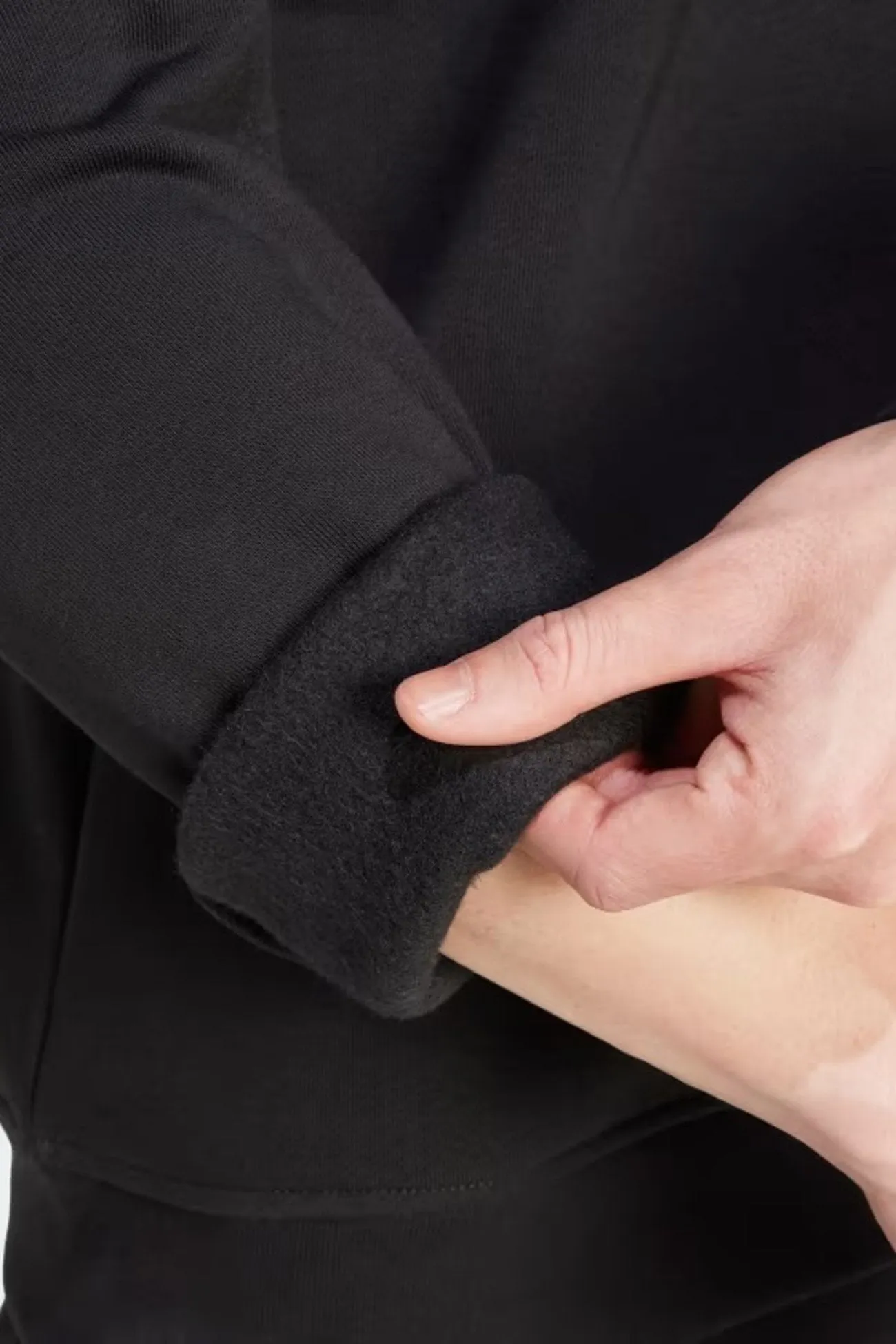 Essential Crew Black product fluffy softness product duck cloth ruggedness