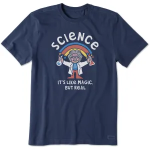 Light and Cozy Men's Science Is Like Magic Short Sleeve Tee