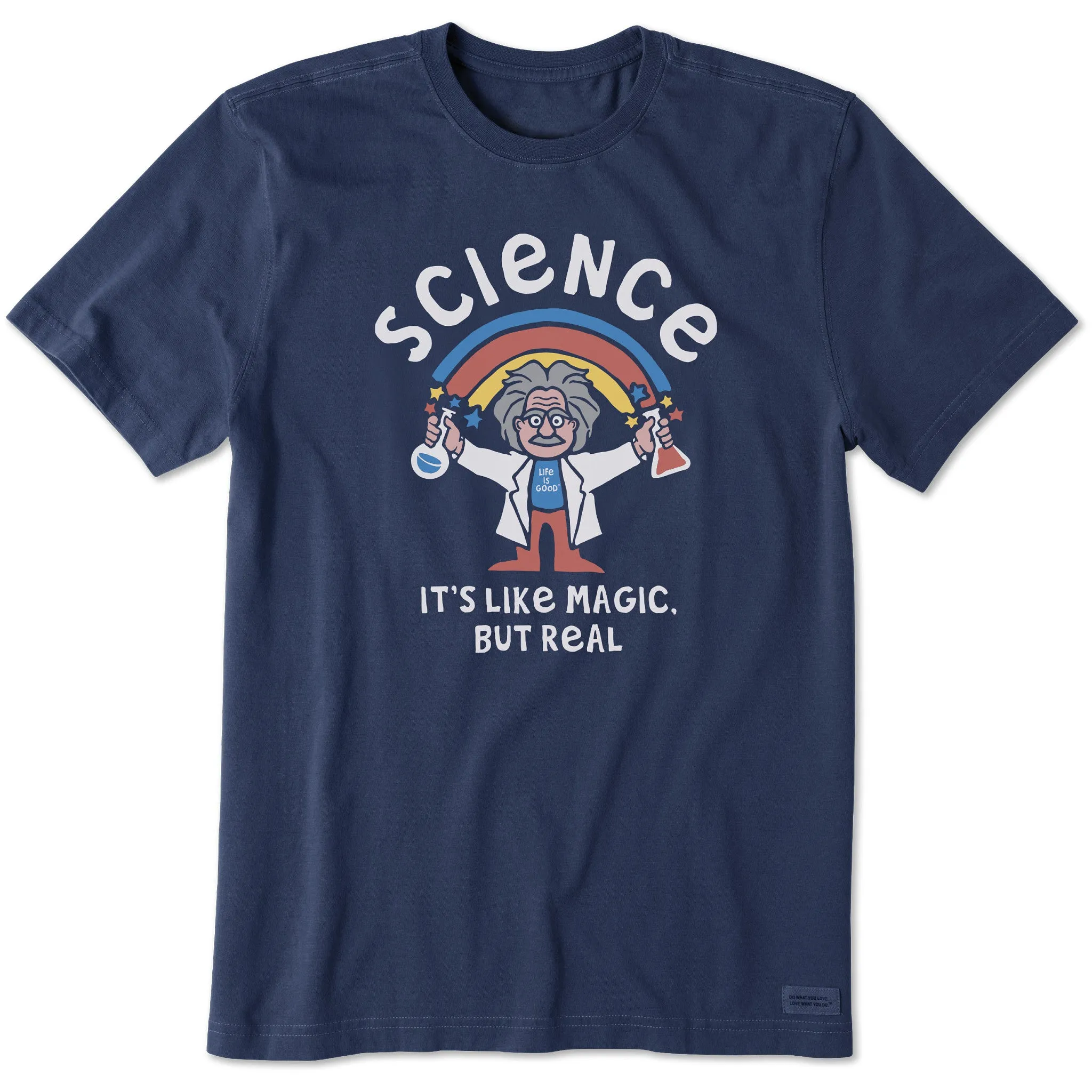 Light and Cozy Men's Science Is Like Magic Short Sleeve Tee