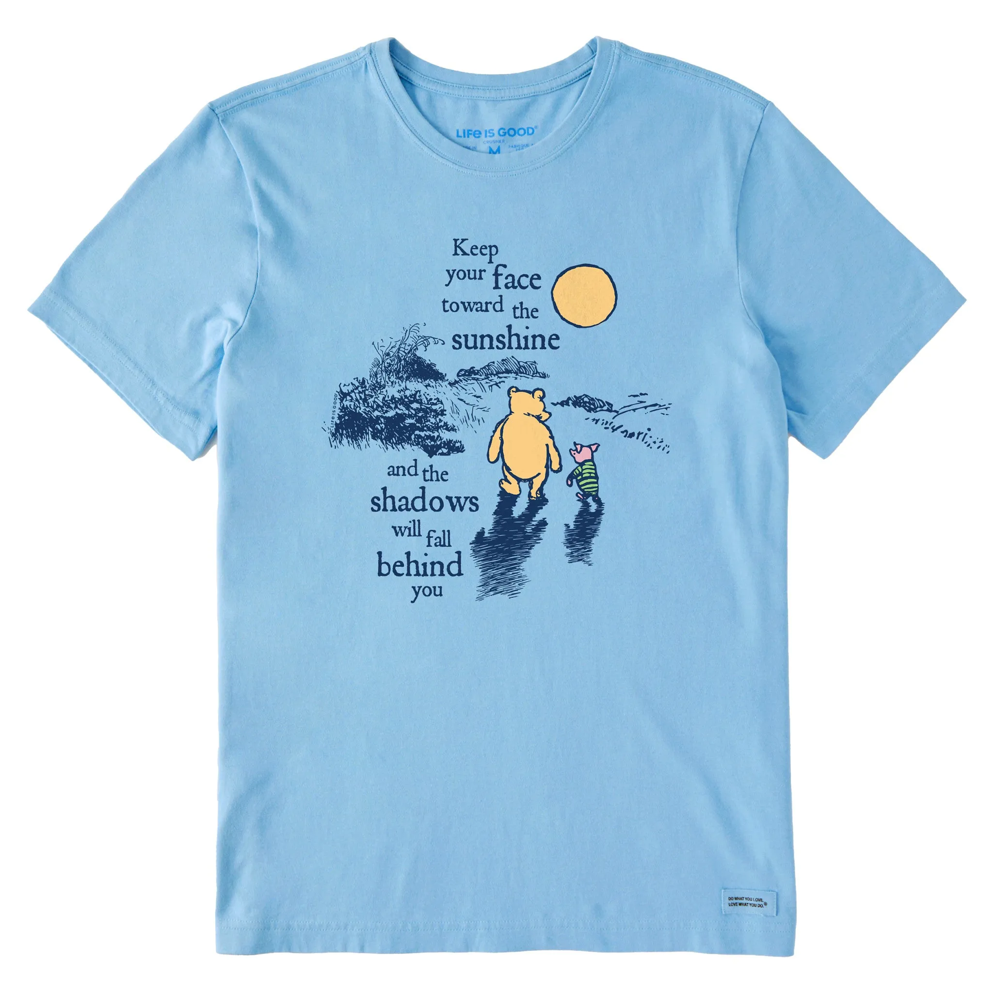 black friday Men's Winnie & P Keep Your Face Towards the Sunshine Short Sleeve Tee